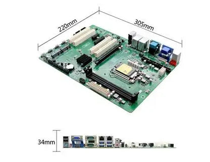 B75 Q77 Motherboard ATX SBC 2nd/3rd i3/i5/i7 LGA1155 Desktop CPU IPC Industrial Mainboard with 6*COM 2*LAN DDR3 LPT PS/2 4*PCI