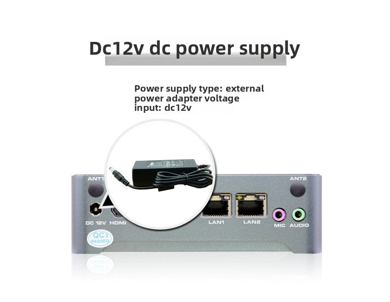 Industrial Control N39 Mini-Host Dual Gigabit Network Port Industrial Control Machine Small Host Quad-Core J1900 Thin Client