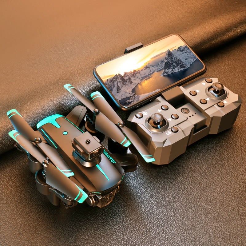 Cross-Border KY605S Drone Three-Camera Aerial Photography Four-Sided Obstacle Avoidance Remote Control Aircraft Optical Flow Positioning Quadcopter