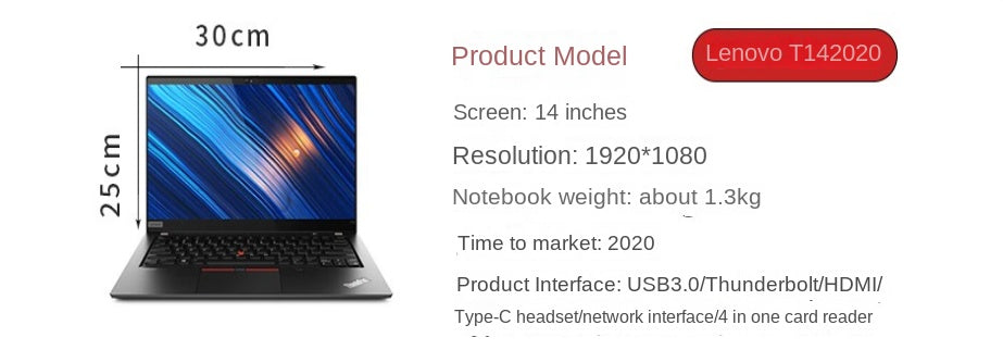 Laptop Lenovo ThinkPad T490S Ultrabook i BM 14inch i7 Quad Core T480S T14S