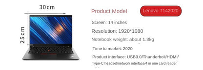 Laptop Lenovo ThinkPad T490S Ultrabook i BM 14inch i7 Quad Core T480S T14S