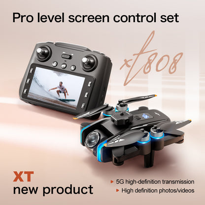 Cross-Border XT808Drone remote control with screen brushless motor HD aerial photography GPS Intelligent Positioning Remote Control Drone