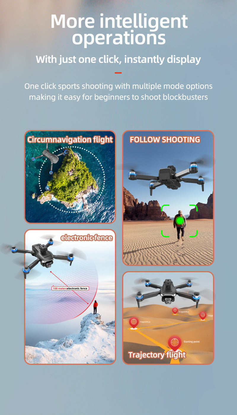 Cross-Border LF633UAV Screen Control Brushless Optical Flow Positioning Quadcopter Long Endurance Remote Control Airplane Toy