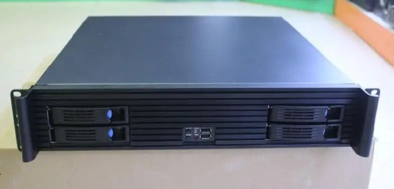 New 2U IPC Chassis 2U rackmount case Hard disk: 4 hot swaps (with backplane) For motherboard server firewall computer