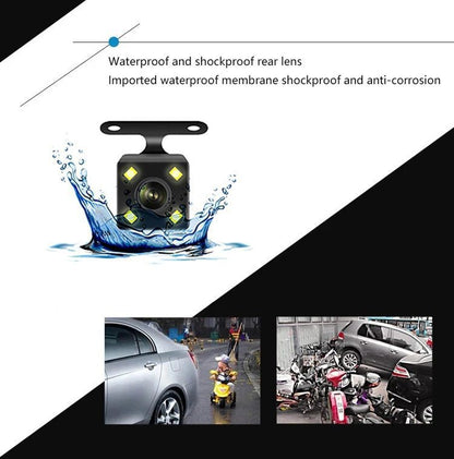 Super Clear1080P Starlight Night Vision Front and Rear Dual Recording WIFI Mobile Phone Interconnection Dual-Lens Car Mount DVR Driving Recorder