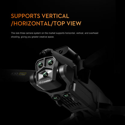 Cross-Border New Products K10MAX High-definition Aerial Photography Drone Four-way Obstacle Avoidance Optical Flow Localization Folding Four-axis Remote Control Aircraft
