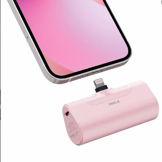 iWALK Small Portable Charger 4500mAh Lightning options available,Home Office Travel Charger,suitable for iPhone 8-14