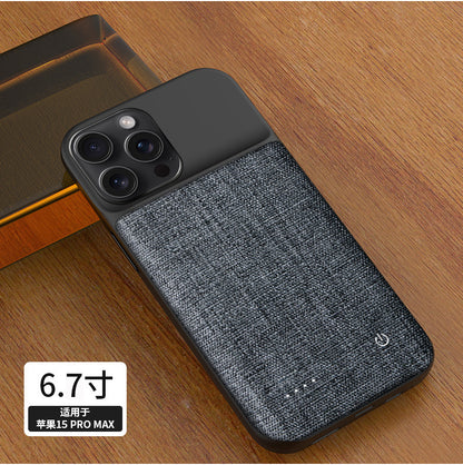 Suitable for Apple15/14/13Mini/12Pro Back Clip Battery iPhone11/XR Wireless Power Bank for Mobile Phones