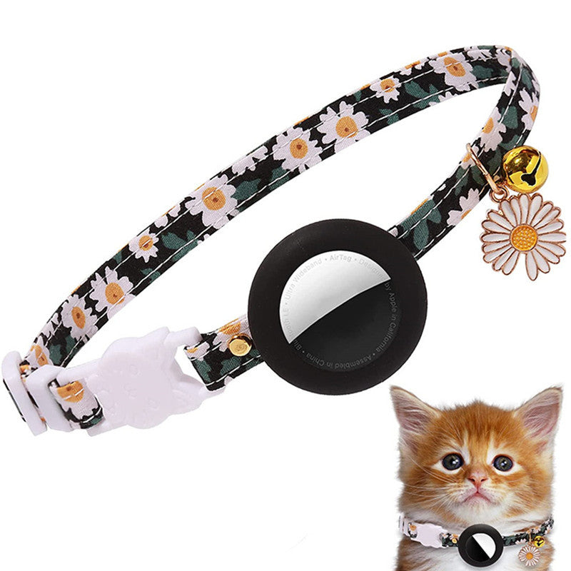 Pet Cat Locator Collar Compatible iOS Waterproof Apple Find My Tracker Android Dual System