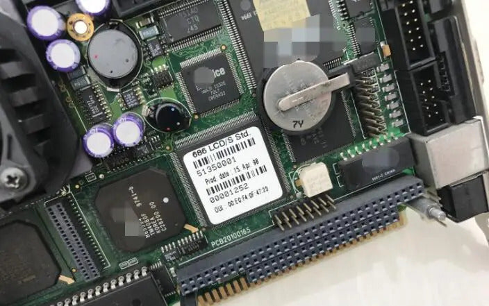 686LCD/s Std 100% OK Original IPC ISA Board LCD/S Industrial motherboard Half-Size CPU Card PICMG1.0 PC/104 wtih CPU RAM FAN