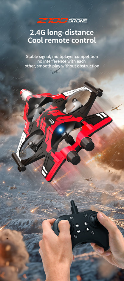 Cross-Border Z100Fighter Four-Channel Suspension Four-Axis Drone Altitude Hold Roll Stunt Gyro Light Aircraft Low Price