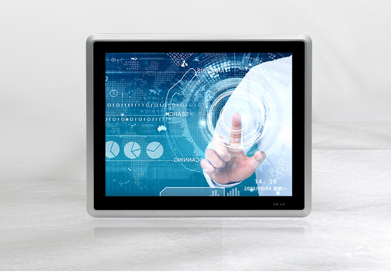 10.4inch Capacitive Industrial Control Touch All-in-One Machine Fully Enclosed Embedded 5-Port 4-Serial Visual Industrial Tablet