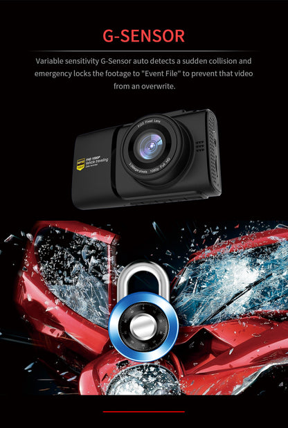 Cross-border Recorder HD Car Camera WiFi DVR Three-lens Dash Cam Factory Wholesale