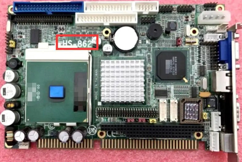 HS-862 100% OK Original Embedded IPC Mainboard ISA Bus Industrial motherboard Half-Size CPU Card PICMG1.0 SBC with CPU RAM