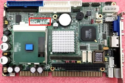 HS-862 100% OK Original Embedded IPC Mainboard ISA Bus Industrial motherboard Half-Size CPU Card PICMG1.0 SBC with CPU RAM