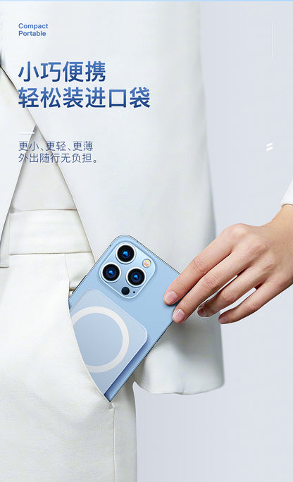 Magsafe Ultra-thin magnetic wireless power bank compact and portable20W Two-Way Fast Charge10000mAh Mobile Power Supply