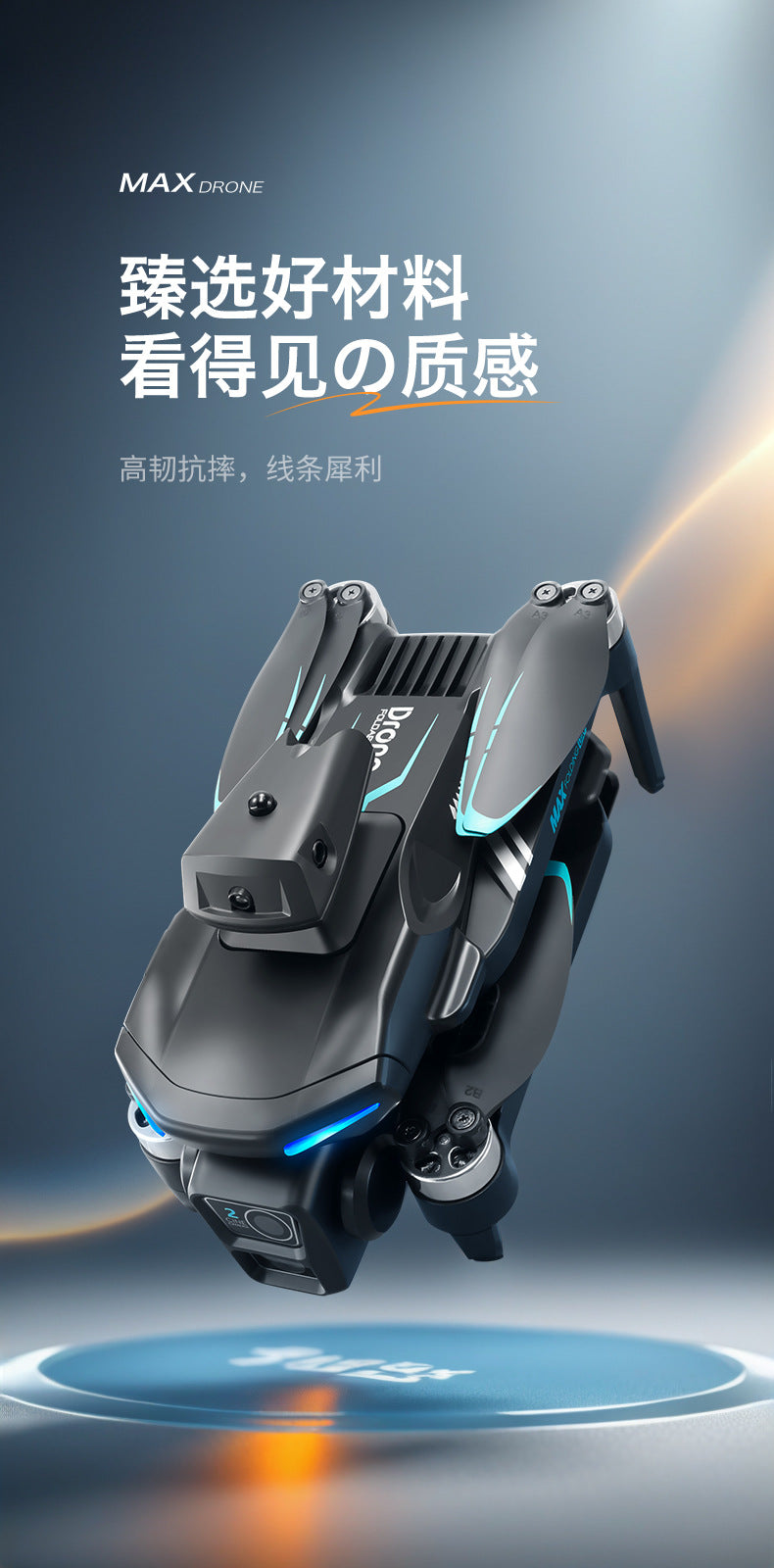 Cross-Border XT606Drone Aerial Photography HD Long Endurance Optical Flow Obstacle Avoidance Dual Lens Remote Control Aircraft Toy drone