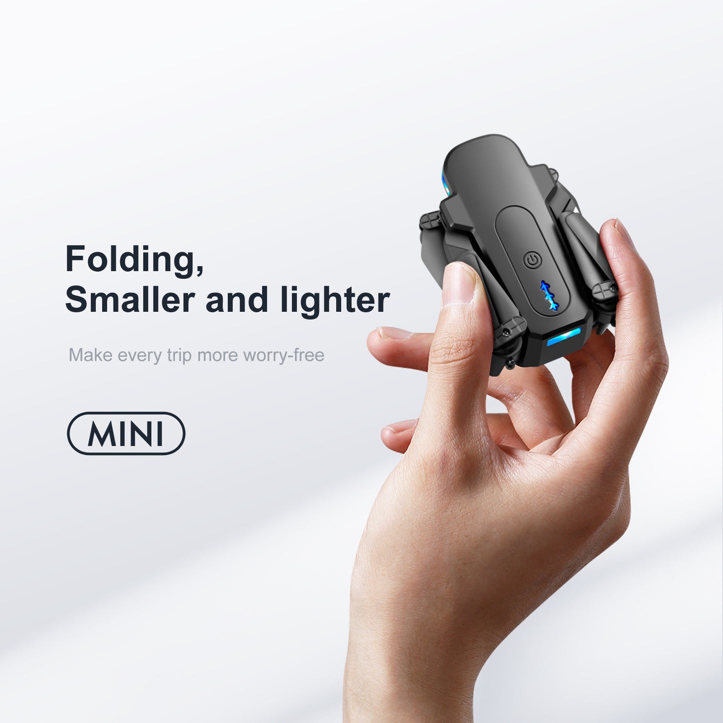 Cross-Border KY910Mini Folding Drone4K High-definition dual-camera aerial photography quadcopter with altitude hold remote control aircraft