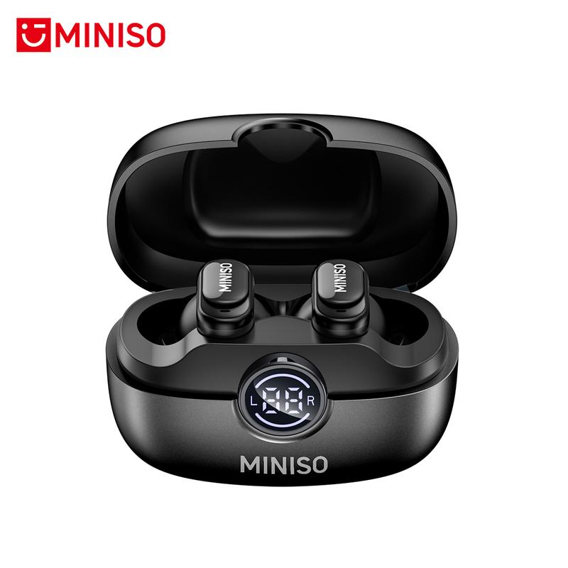 MINISO MS105 Wireless Earbuds Bluetooth 6.0 Earphones, In Ear Earbuds,Waterproof Wireless Earphones, Suitable for Office, Sports, Study and Audio Calls, Built in Microphone, Gaming Bluetooth Headphones