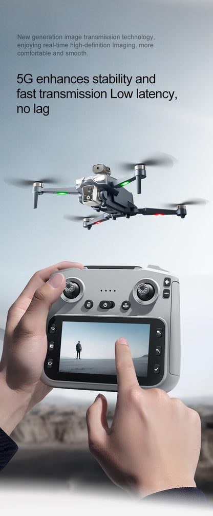 Cross-Border K18 MAX Drone with screen control brushless motor for high-definition aerial photography GPS Intelligent Positioning Remote Control Drone