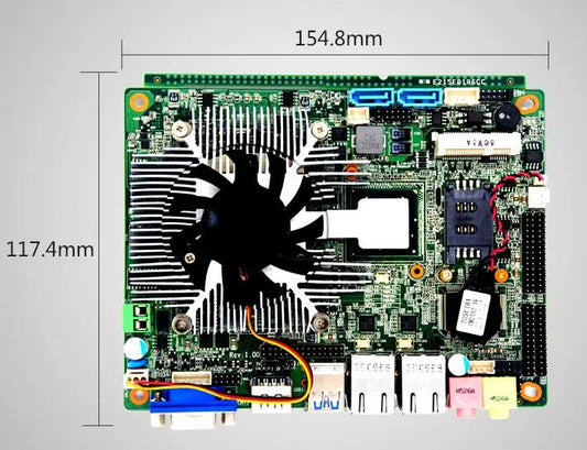 i5-3210M CPU 3.1G  New 3.5 inch Industrial mainboard SBC Onboard  2*core 4*Threads Ivy Bridge HM77 For AIO CNC EDM Firewall IPC