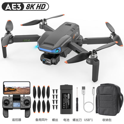Cross-Border AE3Long Endurance Brushless Drone GPS Three-axis gimbal obstacle avoidance drone HD aerial photography remote control aircraft