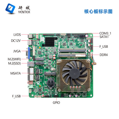 Domestic Industrial Computer Feiteng D2000 Mini Industrial PC Tongxin UOS Kylin FT2000 Mini Industrial Host
