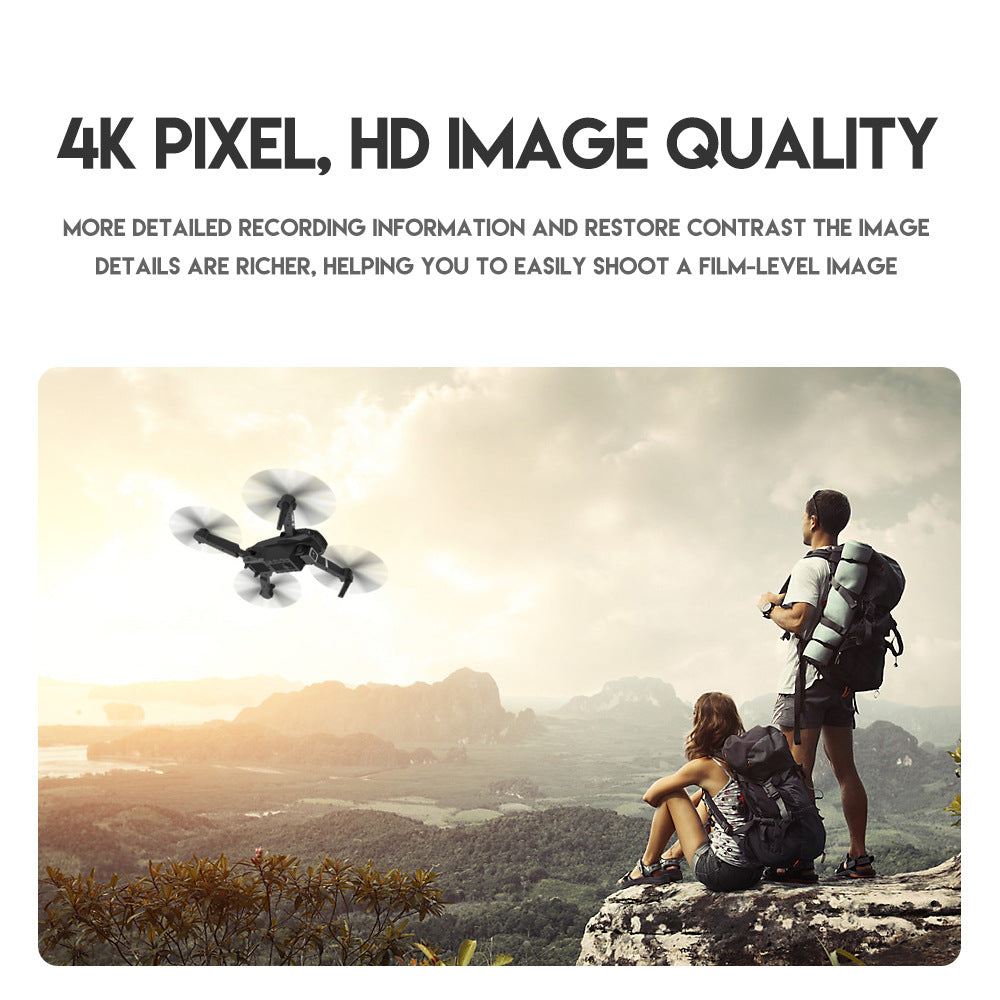 Cross-Border E88pro Foldable Drone HD Dual Camera Aerial Photography Altitude Hold Quadcopter Remote Control Aircraft E525
