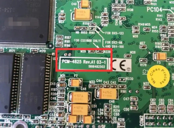PCM-4825 Rev.A1 100% OK Original  3.5" Motherboard Embedded 3.5 inch Industrial Mainboard PC/104 ISA with CPU RAM