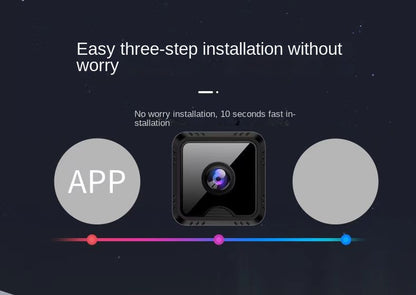 HD Small Square Camera Wireless Remote Network Intelligent Monitoring Camera Home Security WiFi Video Recorder