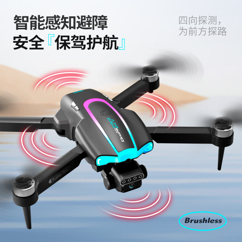 XT105Drone Obstacle Avoidance Dual Servo Aerial Photography Quadcopter Brushless Motor Remote Control Aircraft Drone Cross-Border