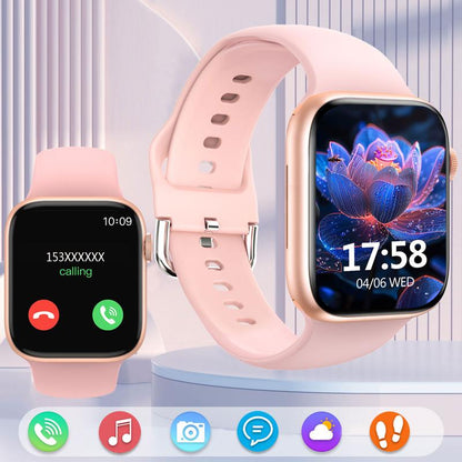 Hot Sale 2.01-inch HD Touchscreen Smartwatch - Wireless Calling, Photo Capture, Music Control | Android/iOS Compatible, Unisex Style, Custom Watch Face, Alarm & Call/SMS Alerts
