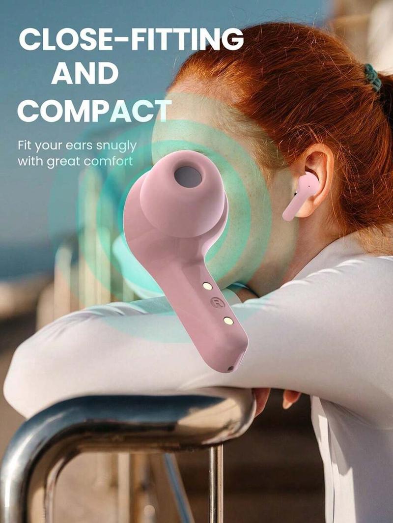 In-ear Bluetooth Headphones for Sports, Compact and Portable Wireless Headset with Nodelay, High-quality Audio - Earphones Electronic Earbuds