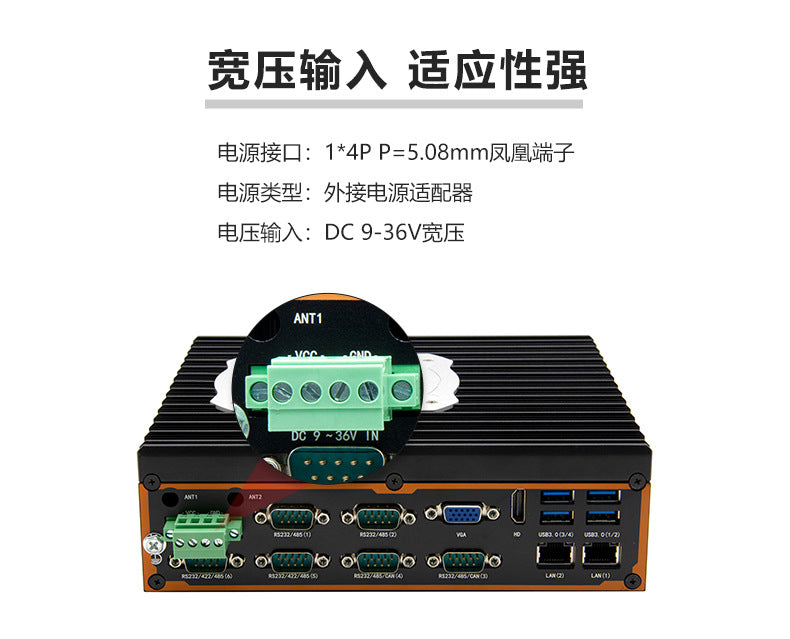 Industrial Control G3250S-C6 Mini Industrial Computer Dual Network 6 Serial Ports XP Embedded Micro Industrial PC Host