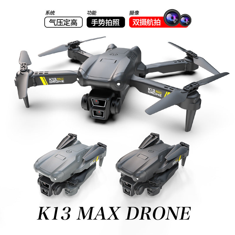 Cross-Border K13MAX Foldable Drone HD Dual Camera Aerial Photography Altitude Hold Quadcopter Remote Control Aircraft Drone