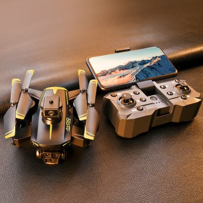 Cross-Border KY605S Drone Three-Camera Aerial Photography Four-Sided Obstacle Avoidance Remote Control Aircraft Optical Flow Positioning Quadcopter