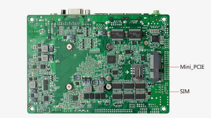 J1900 3.5 inch Motherboard 3.5" SBC IPC Mainboard industrial with Celeron Quad Core DC-12V 6-COM 2xGbE LAN LVDS VGA