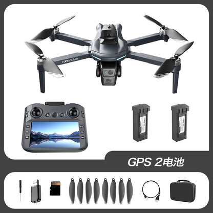 Cross-Border XT606Drone remote control with screen brushless motor HD aerial photography GPS Intelligent Positioning Remote Control Drone