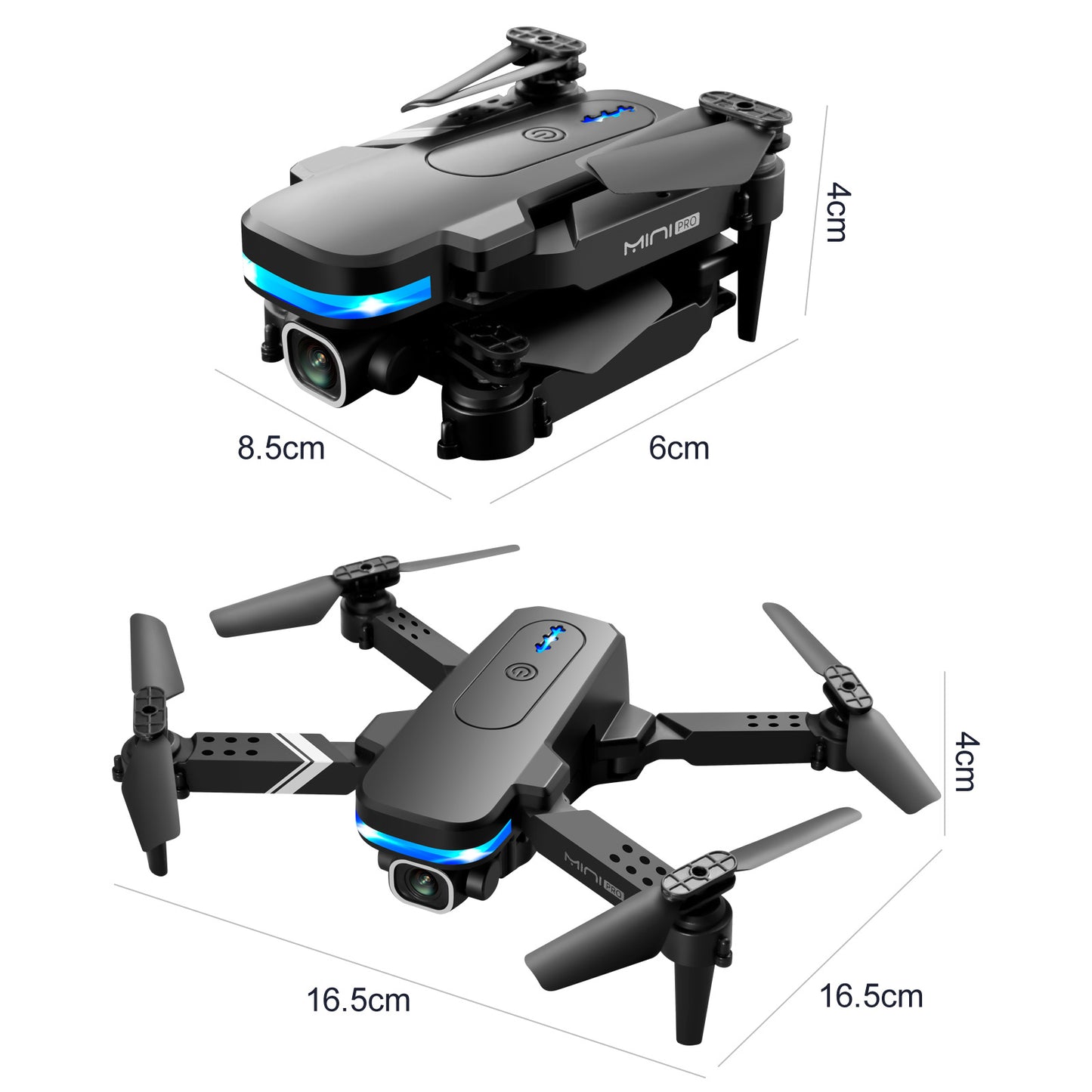 Cross-Border KY910Mini Folding Drone4K High-definition dual-camera aerial photography quadcopter with altitude hold remote control aircraft