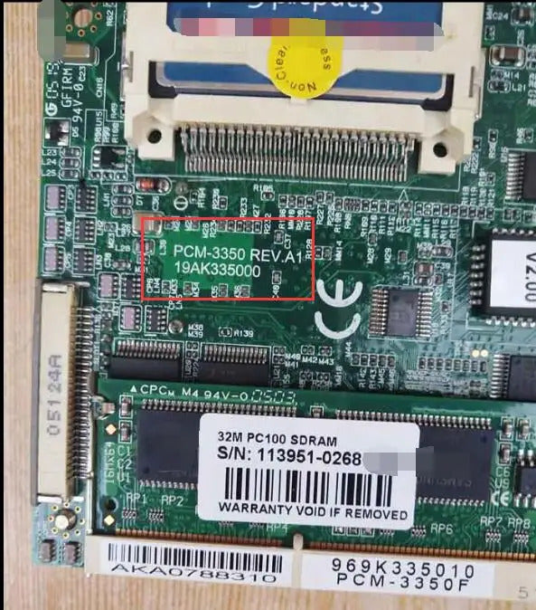 PCM-3350 REV.A1 100% OK original Fanless IPC CPU Board  PC/104 Embedded Industrial Motherboard PC104 Mainboard with LX800 Memory