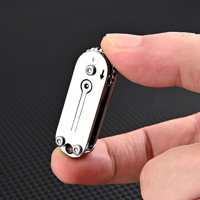 Cute Stainless Steel Mini Pocket Knife Portable Pocket Knife Keychain Pendant Unboxing Courier Knife
