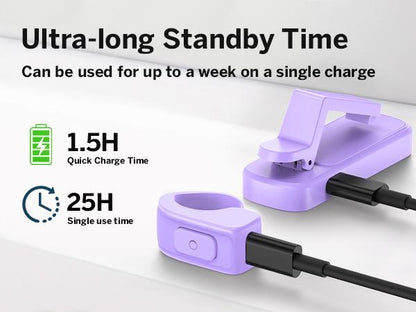 DATAFY Page Turner Ring for Kindle, Hands-Free Remote Control with Storage Bag, Camera Shutter & Video Recording, eReaders Clicker for Kindle iPad iPhone Tablets,TikTokShopBlackFriday