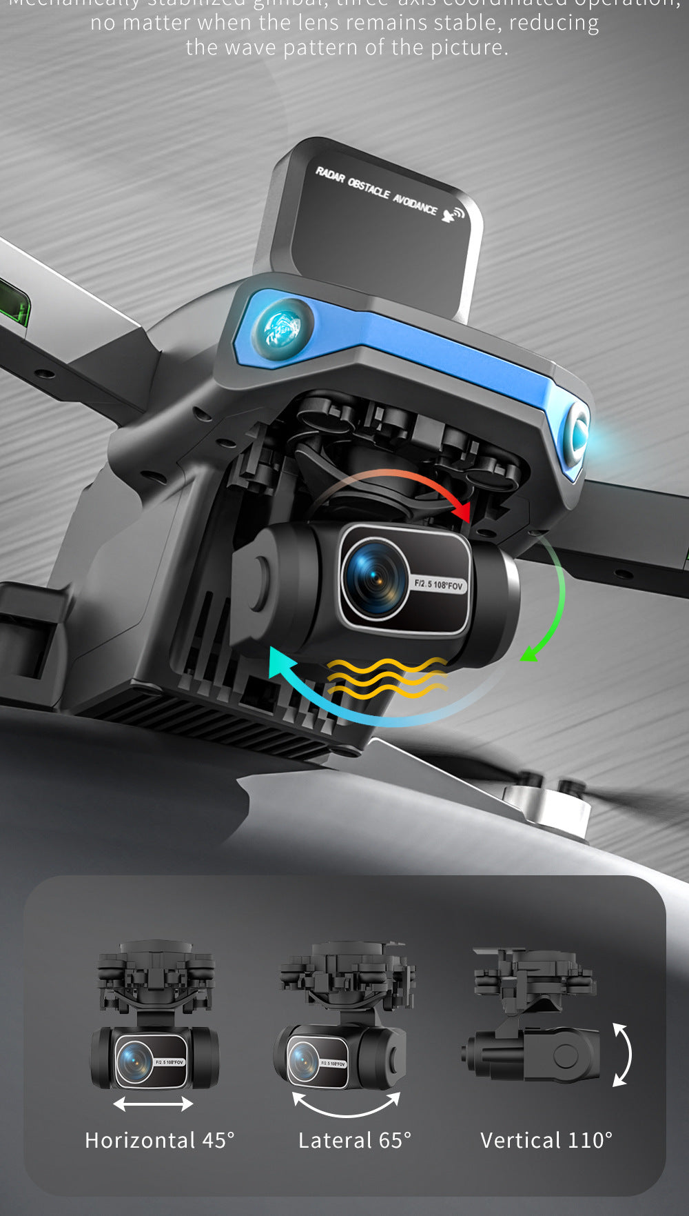 Cross-Border AE3Long Endurance Brushless Drone GPS Three-axis gimbal obstacle avoidance drone HD aerial photography remote control aircraft