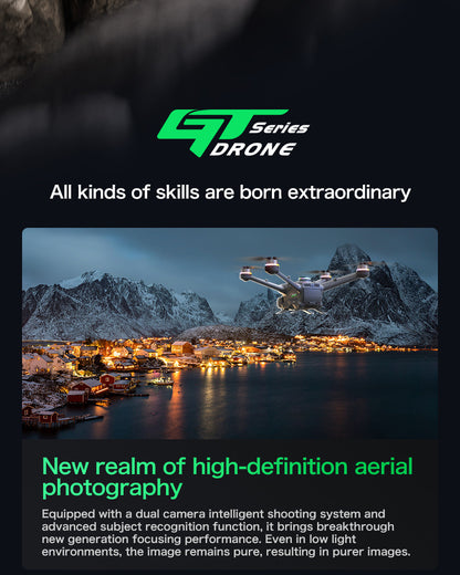 Cross-Border GT6Brushless Drone Intelligent Obstacle Avoidance Optical Flow GPS Return Remote Control Airplane5G Transmission Quadcopter