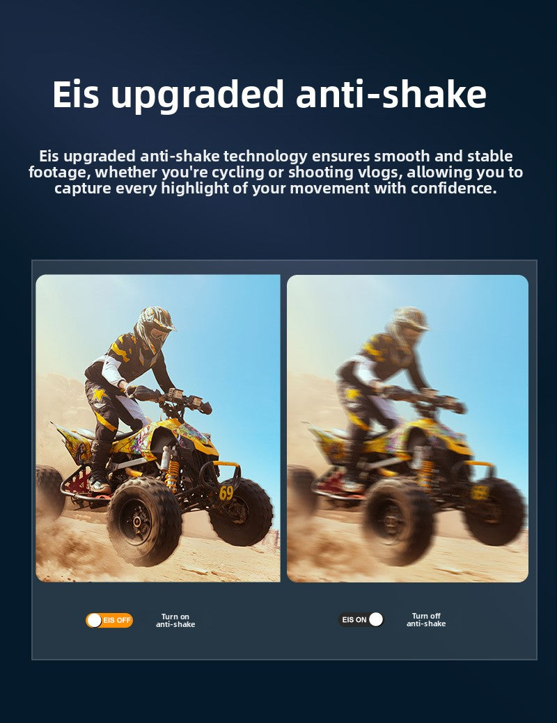 Cross-border 4k waterproof sports camera HD outdoor shooting riding underwater helmet camera sports camera factory