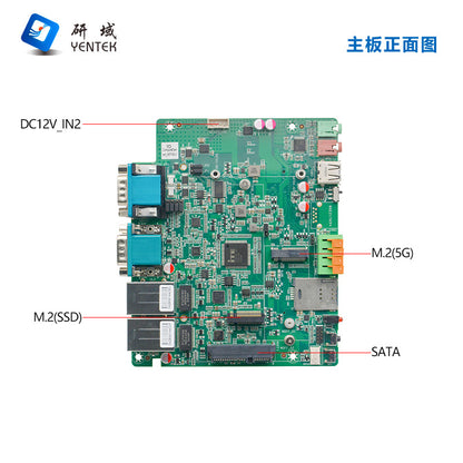 Industrial Control P3250E-V Dual Network Dual Serial Mini Industrial Computer 8/11th Gen i5 Embedded Industrial PC Host