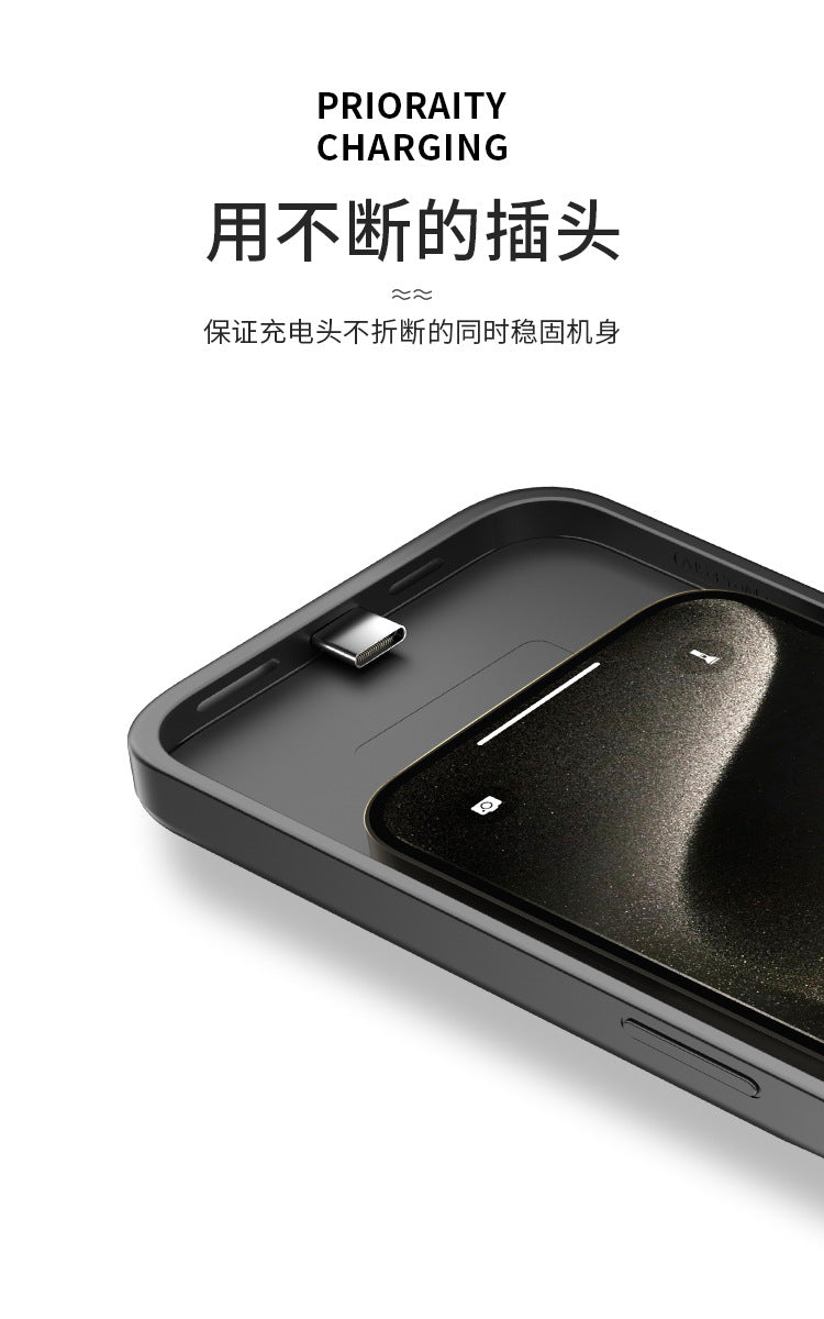 Cross-Border Apple16/15/14Back Clip Power Bank iPhone13/12/11/X Phone Case Power Bank