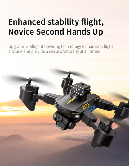 Cross-Border KY605S Drone Three-Camera Aerial Photography Four-Sided Obstacle Avoidance Remote Control Aircraft Optical Flow Positioning Quadcopter