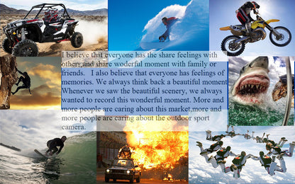 Cross-border new anti-shake action camera full HD outdoor shooting DV Cycling Diving Head-Mounted Sports Camera