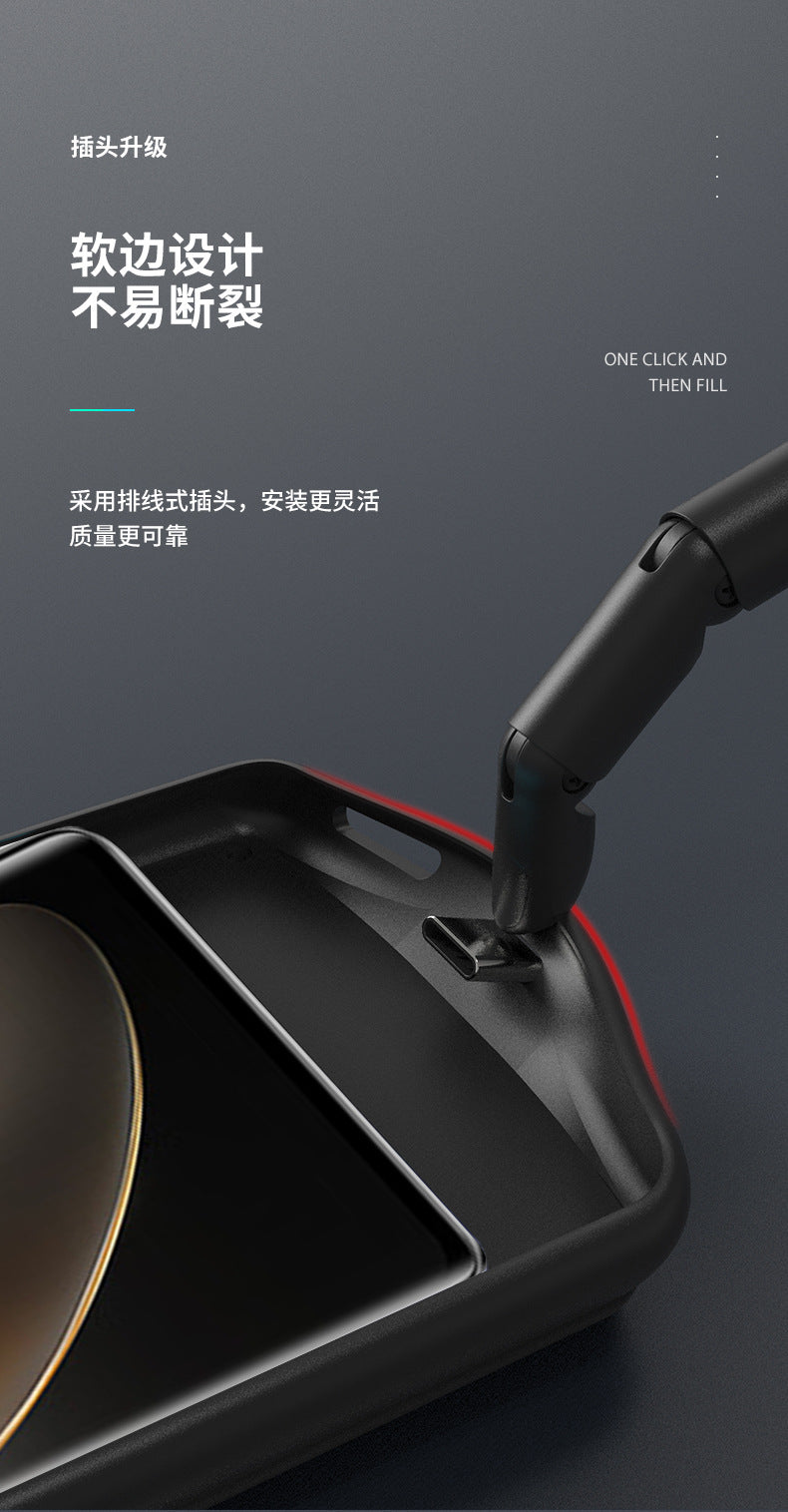 Applicable to Huawei p70Back Clip Battery p60pro Back Clip Power Bank p40pro Wireless Charging Phone Case p50